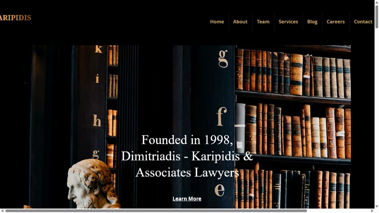 Dimitriadis Karipidis & Associates Lawyers website